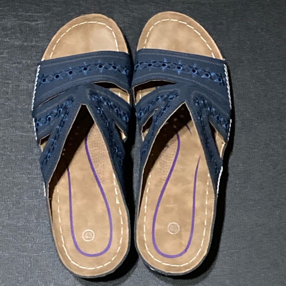 Strapless slide on sandals - Picture 3 of 4